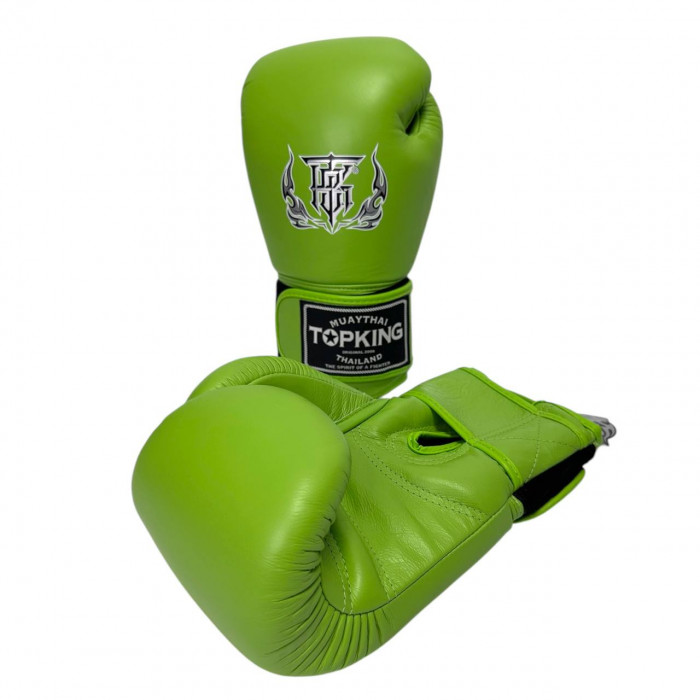 Боксёрские перчатки Top King Ultimate TKBGUV green 14 oz