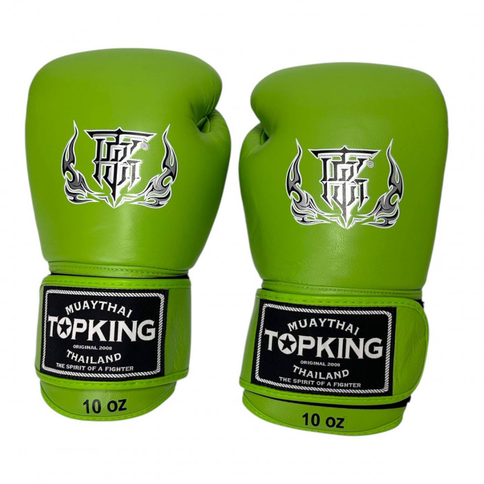 Боксёрские перчатки Top King Ultimate TKBGUV green 14 oz