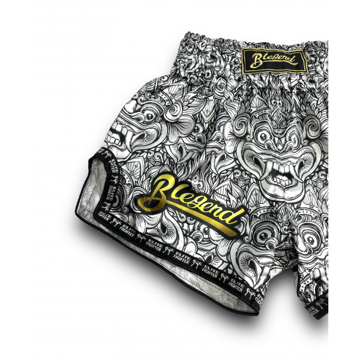 Шорты для бокса Blegend white monster S
