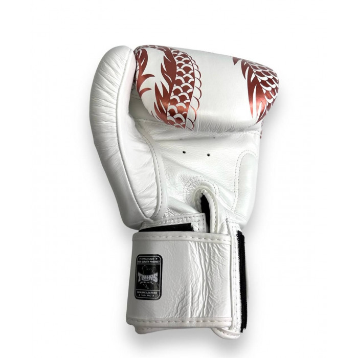 Боксерские перчатки TWINS Special FBGVL3-49 white brown 16 oz
