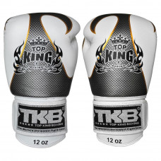 Боксерские перчатки Top King Boxing Empower White Silver 16 oz
