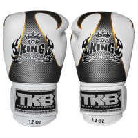 Боксерские перчатки Top King Boxing Empower White Silver 12 oz