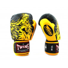 Боксерские перчатки Twins Special FBGVL50 yellow 10 oz