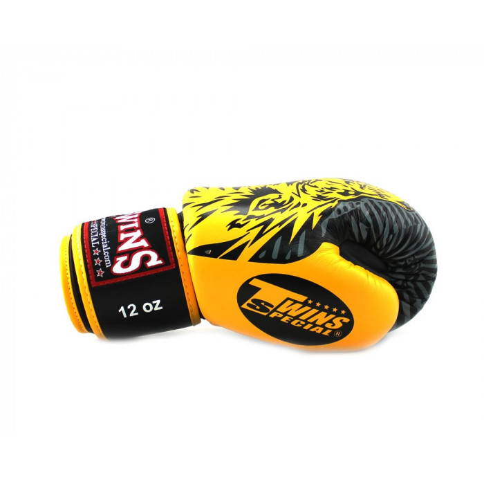 Боксерские перчатки Twins Special FBGVL50 yellow 10 oz