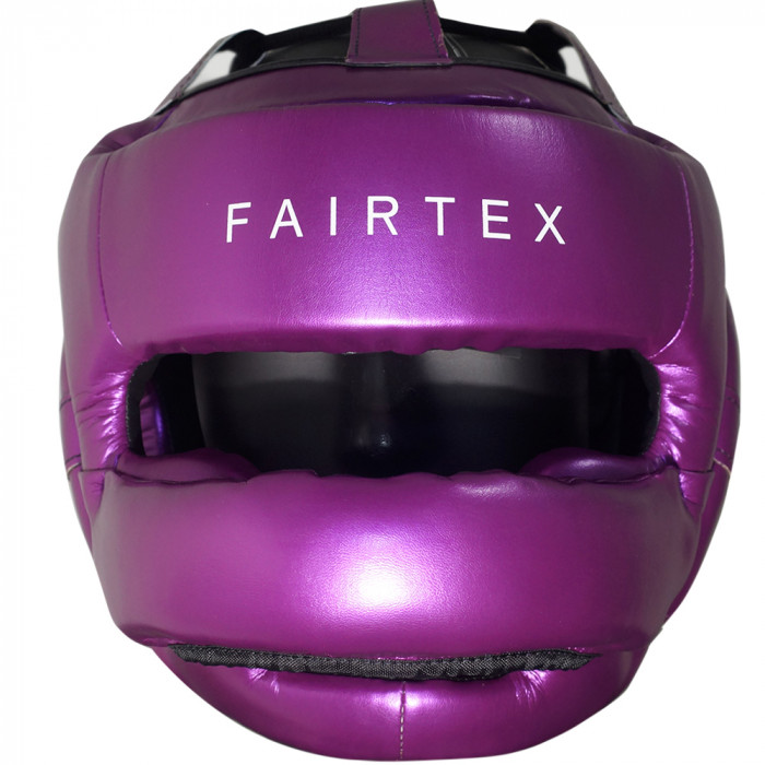Шлем с бампером Fairtex HG17 violet L
