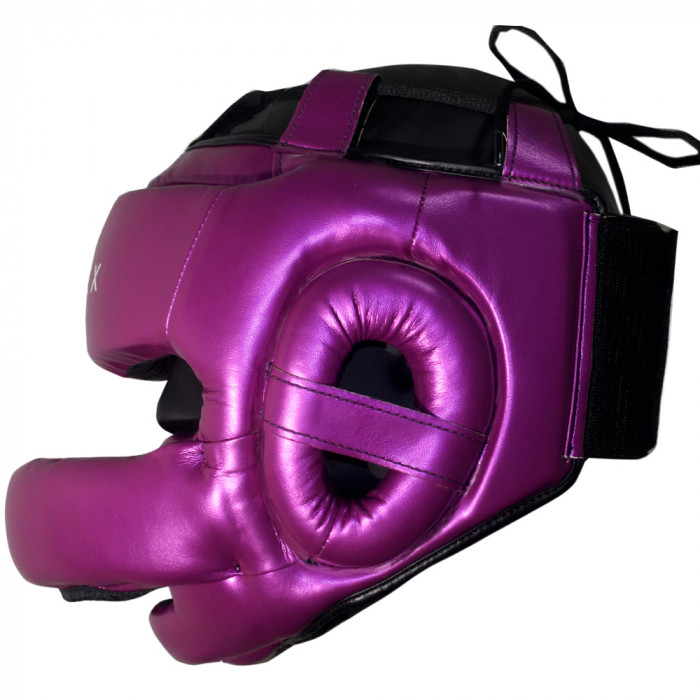 Шлем с бампером Fairtex HG17 violet L