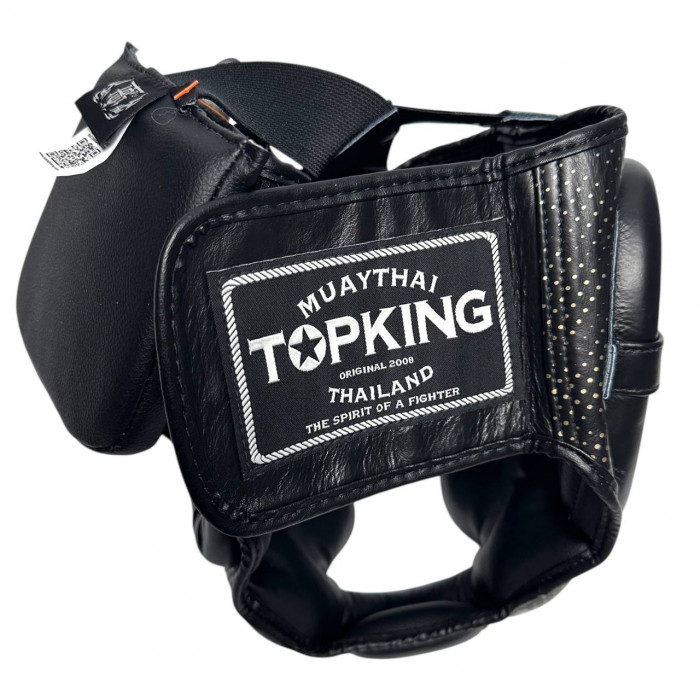Боксерский шлем Top King Kanok black L