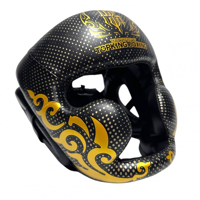 Боксерский шлем Top King Kanok black L