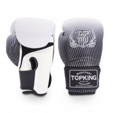 Боксерские перчатки Top King Boxing SUPER AIR STAR silver 14 oz