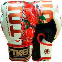 Боксерские перчатки TOP KING Gloves ROSE white 12 oz