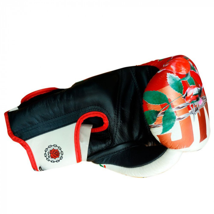 Боксерские перчатки TOP KING Gloves ROSE white 12 oz
