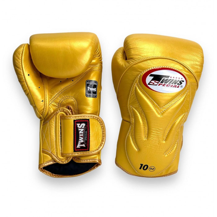 Боксерские перчатки Twins Special BGVL6 gold 16 oz