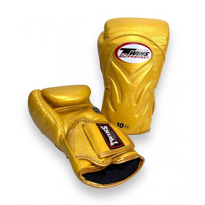 Боксерские перчатки Twins Special BGVL6 gold 16 oz