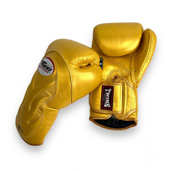 Боксерские перчатки Twins Special BGVL6 gold 16 oz