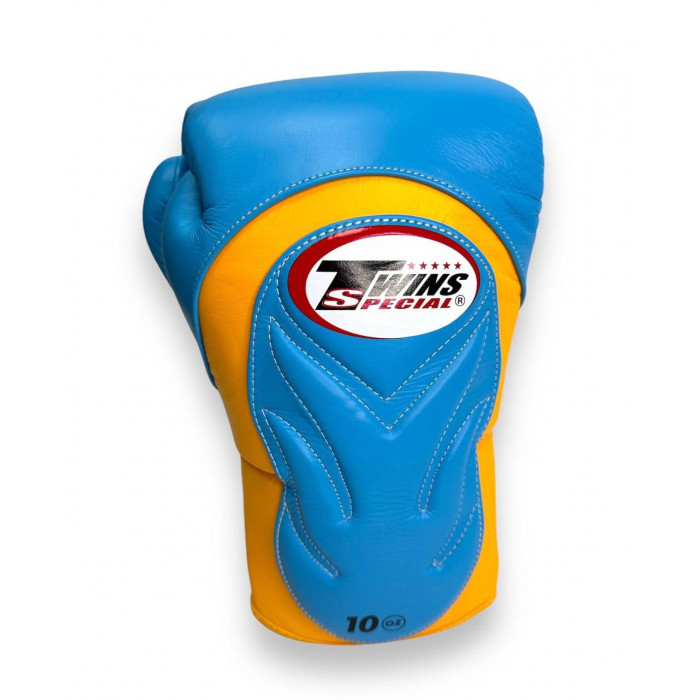 Боксерские ператки Twins Special BGVL6 yellow light blue 12 oz