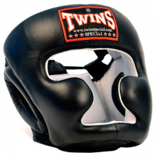 Защитный боксерский шлем Twins HGL6 black M