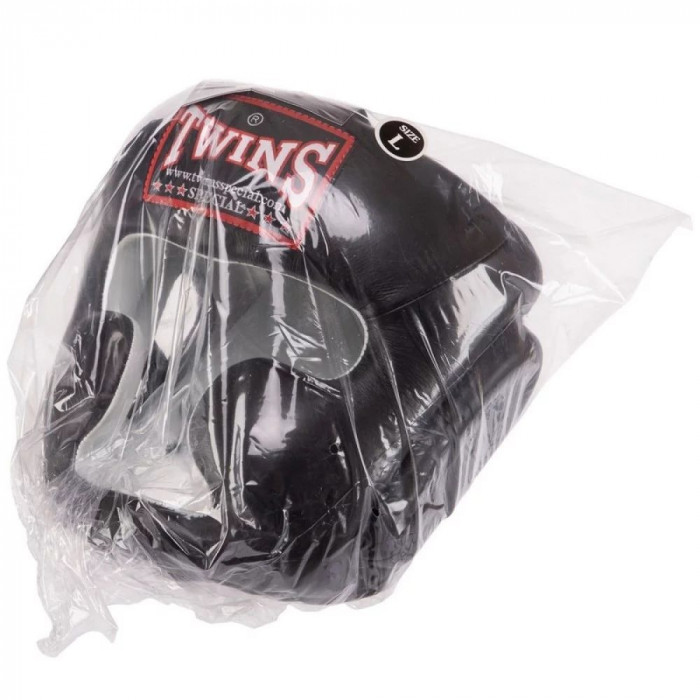 Защитный боксерский шлем Twins HGL6 black XL