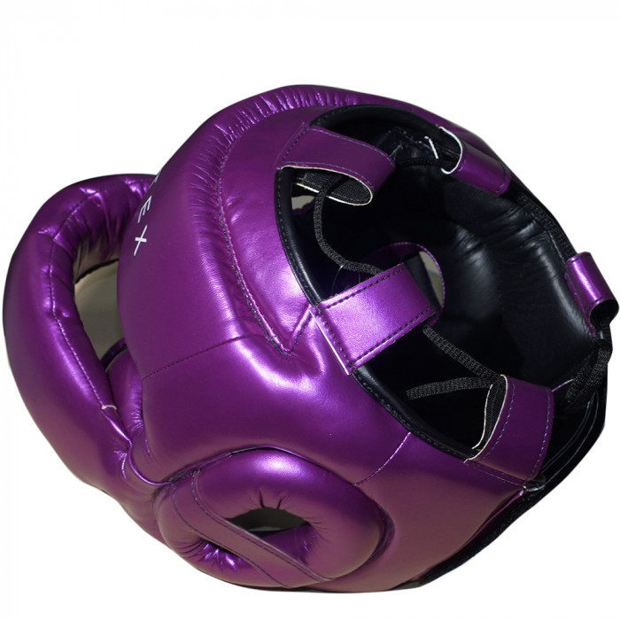 Шлем с бампером Fairtex HG17 violet M