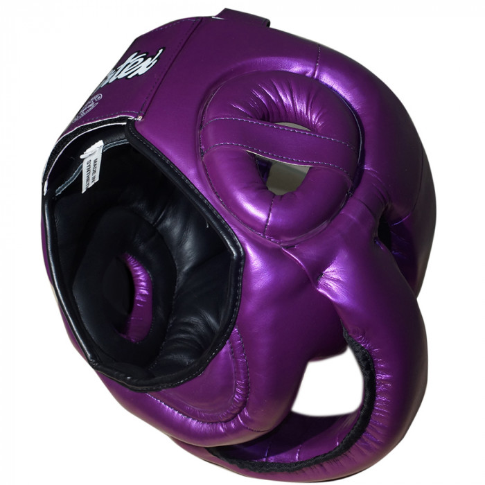 Шлем с бампером Fairtex HG17 violet M