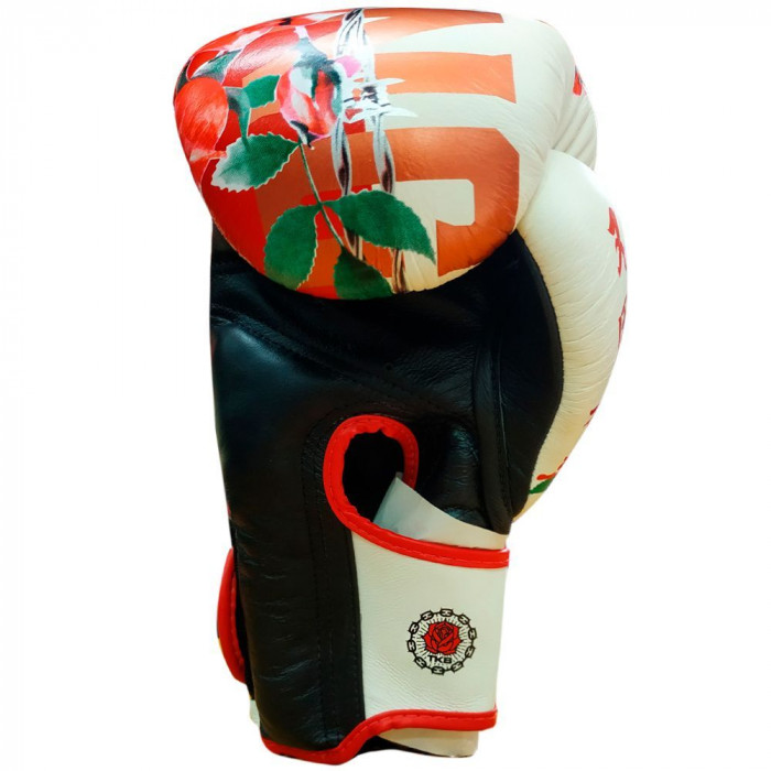 Боксерские перчатки TOP KING Gloves ROSE white 16 oz