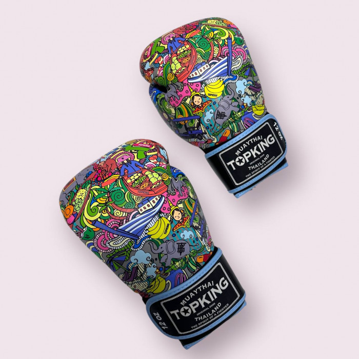 Боксерские перчатки Top King TKBGCT-2T2 Thailand Culture 10 oz