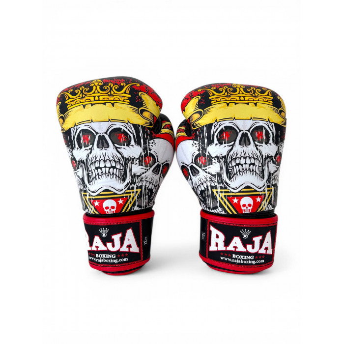 Боксёрские перчатки Raja Fancy Skull King 10 oz