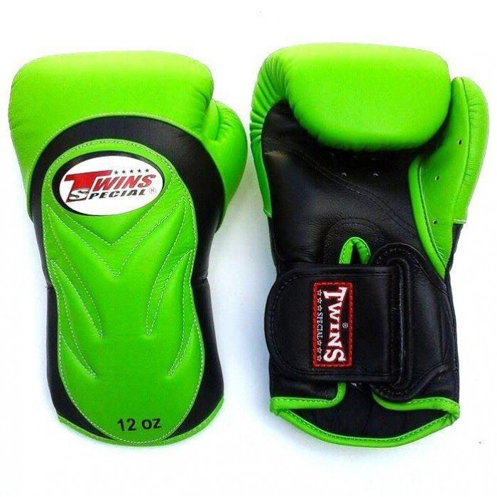 Боксерские перчатки BGVL6 black-green 14 oz