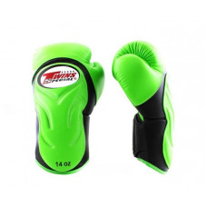 Боксерские перчатки BGVL6 black-green 16 oz