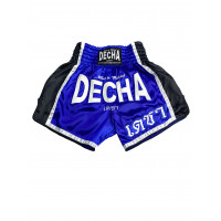 Шорты для тайского бокса Decha синий-черный XL