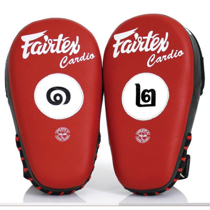 Лапы боксерские Fairtex FMV12 red