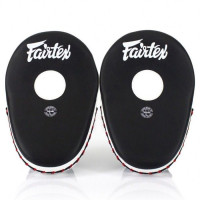 Лапы боксерские Fairtex FMV13 black white