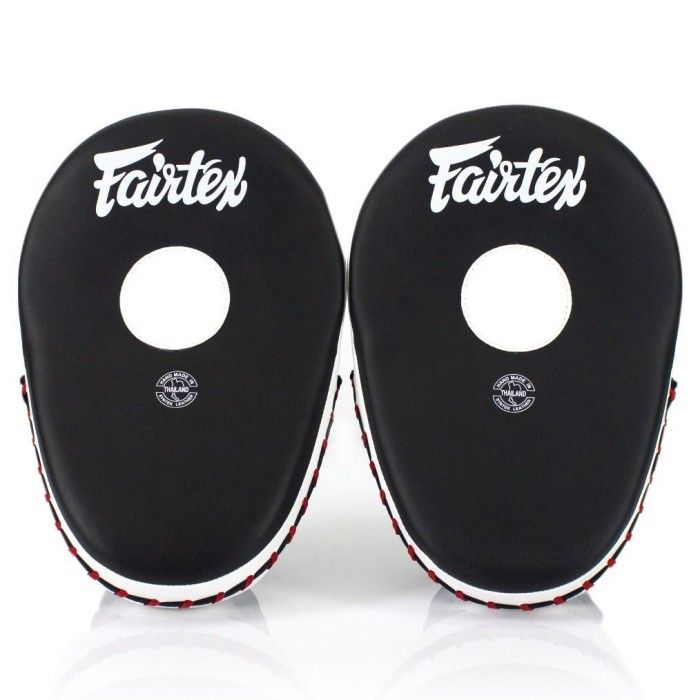 Лапы боксерские Fairtex FMV13 black white