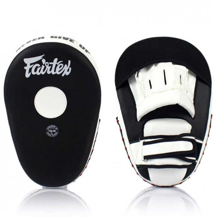 Лапы боксерские Fairtex FMV13 black white