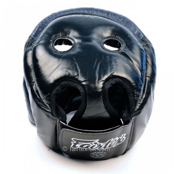 Шлем Fairtex HG13 black blue (Full Head) XL