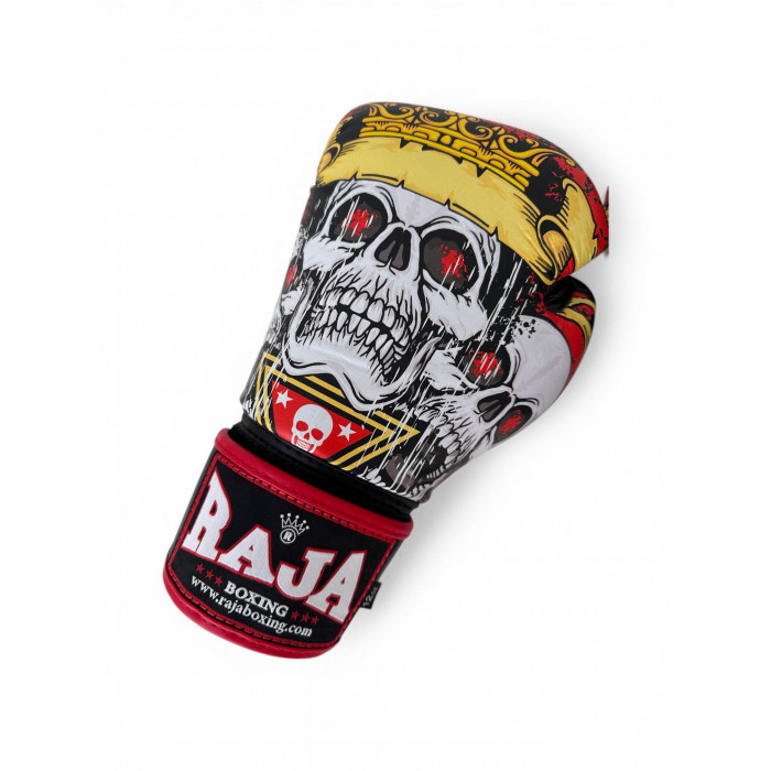 Боксёрские перчатки Raja Fancy Skull King 14 oz