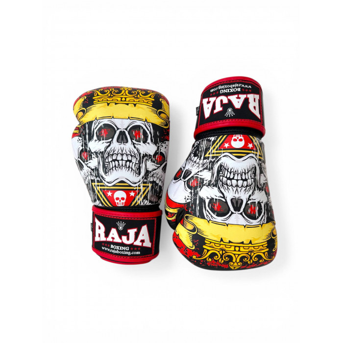 Боксёрские перчатки Raja Fancy Skull King 14 oz