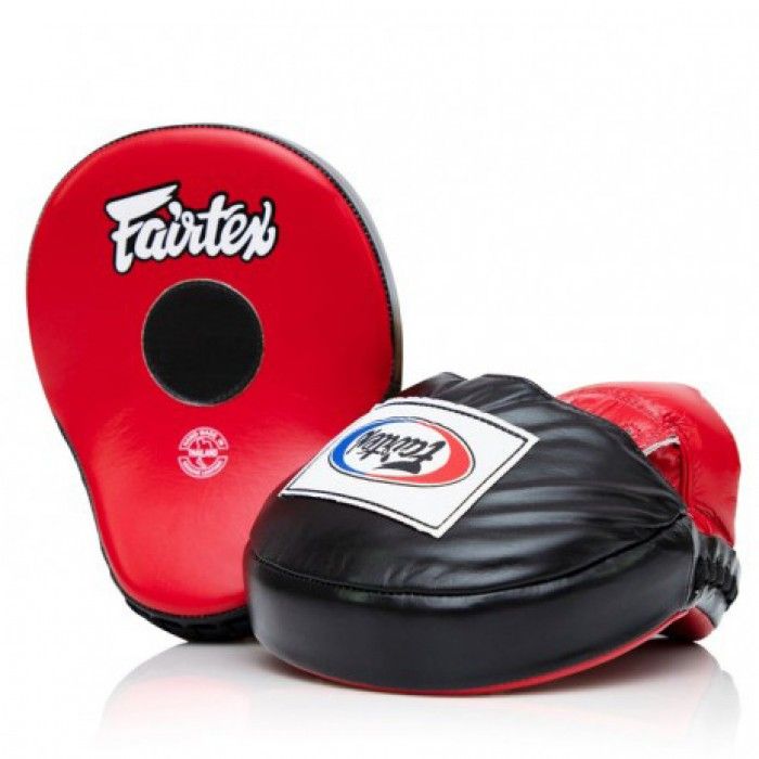 Лапы для бокса Fairtex FMV9 red-black