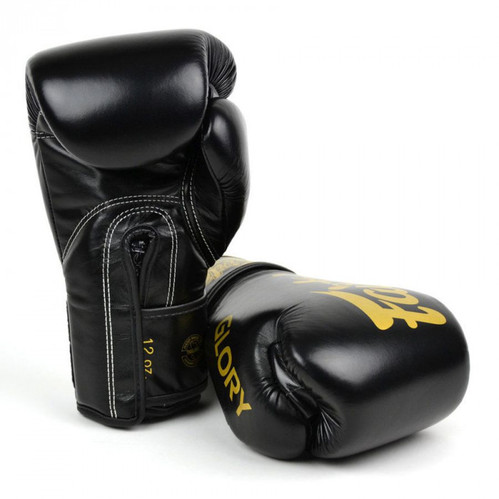 Боксерские перчатки турнира Glory Fairtex BGVG1 black 10 oz