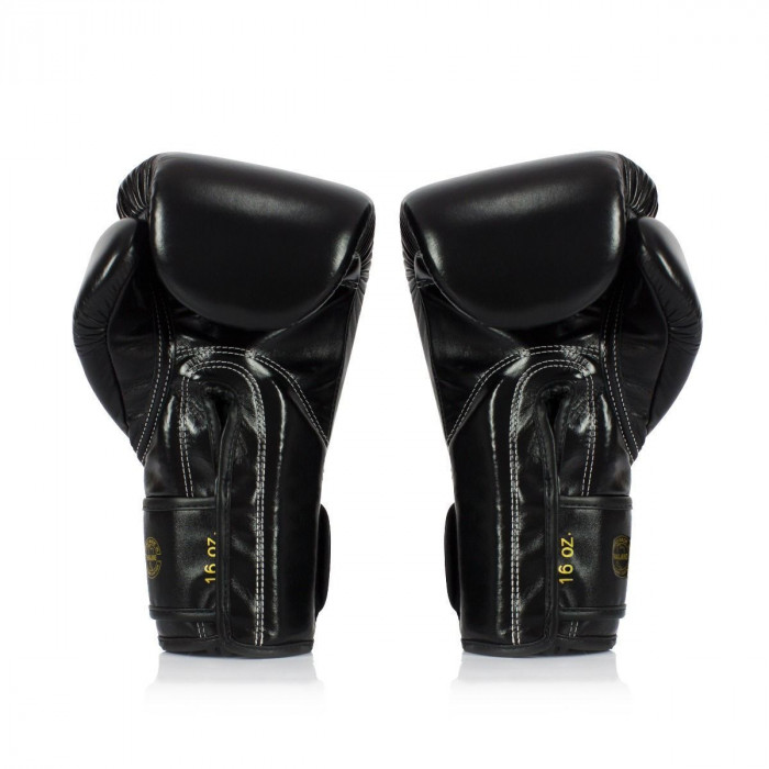 Боксерские перчатки турнира Glory Fairtex BGVG1 black 12 oz