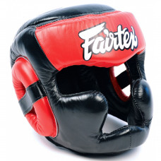 Шлем Fairtex HG13 black red (Full Head) XL
