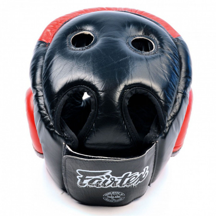 Шлем Fairtex HG13 black red (Full Head) XL