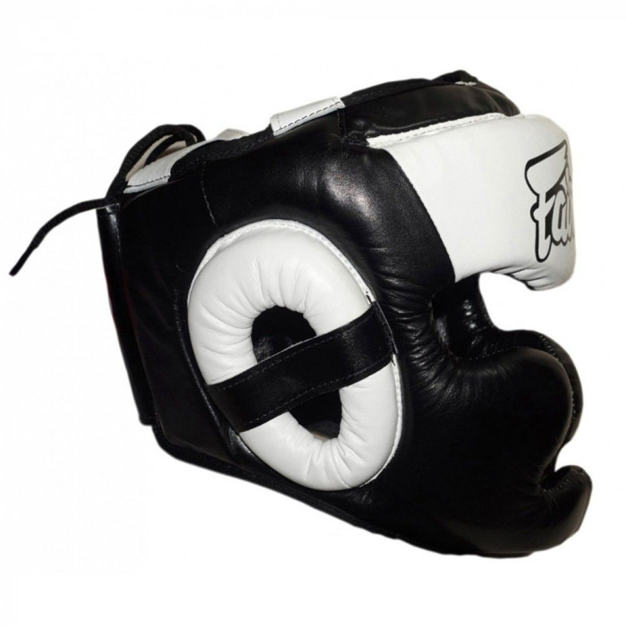Шлем Fairtex HG13 black white (Full Head) L