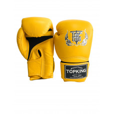 Боксерские перчатки Top King TKBSA yellow 10 oz