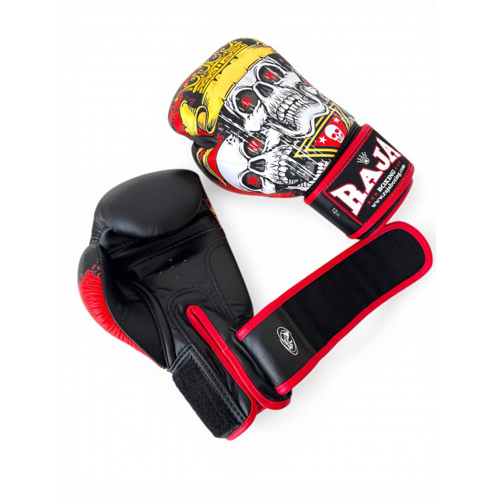 Боксёрские перчатки Raja Fancy Skull King 16 oz