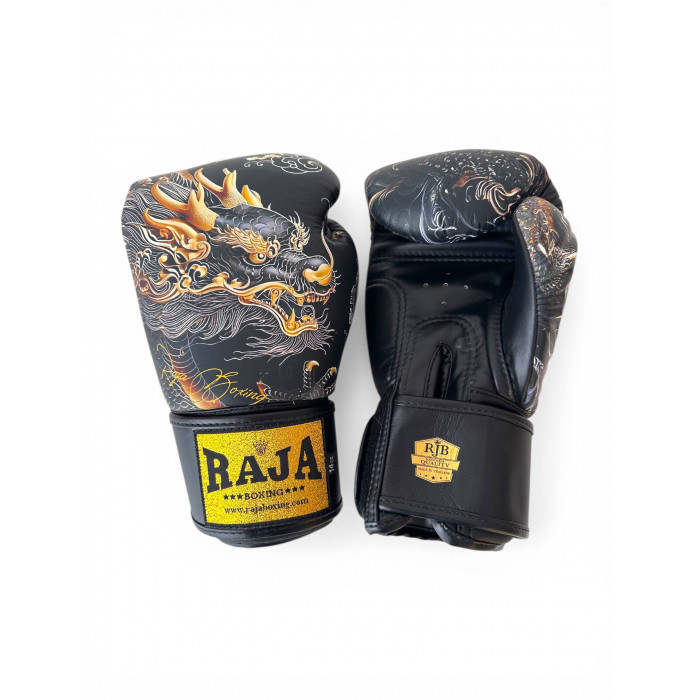 Боксёрские перчатки Raja Gold Dragon 10 oz