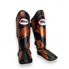 Защита голени Twins Special FSGL10-49 black brown - XL