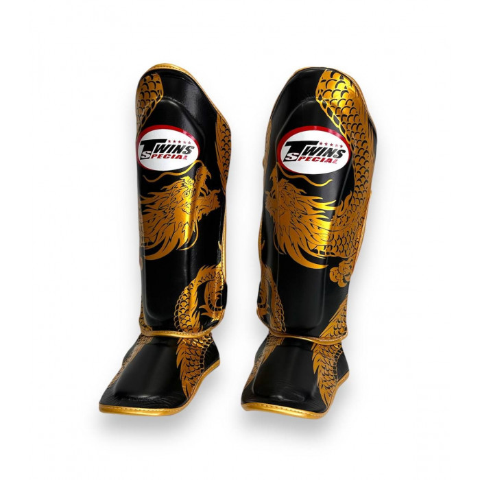 Защита голени Twins Special FSGL10-49 black gold - L