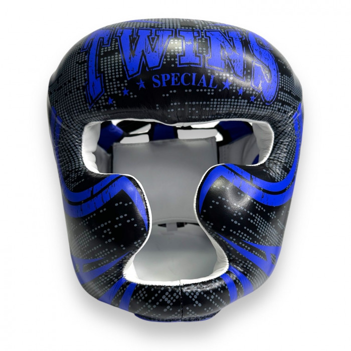 Шлем боксерский Twins Special FHGL3-TW5 black blue L