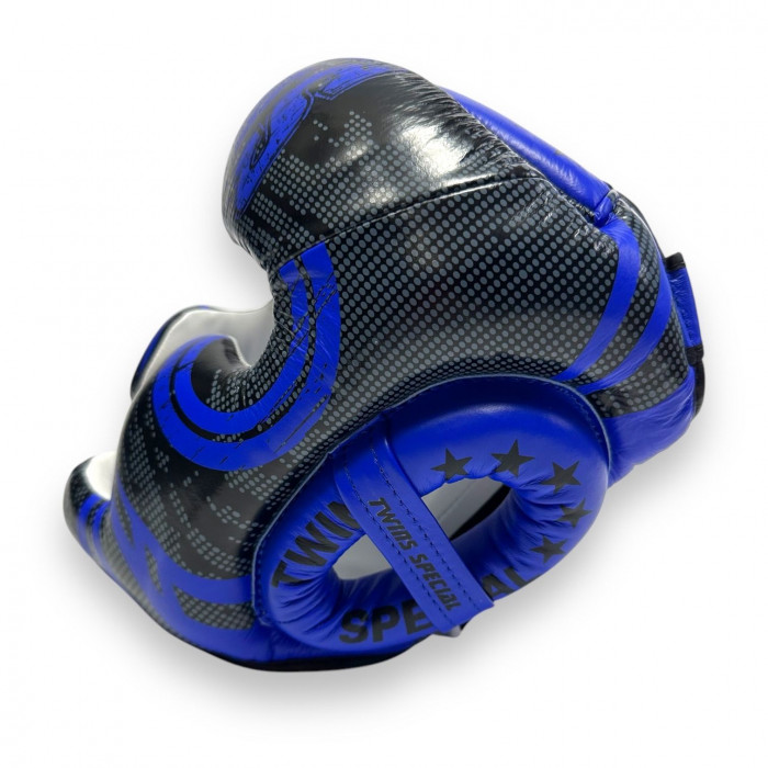 Шлем боксерский Twins Special FHGL3-TW5 black blue L