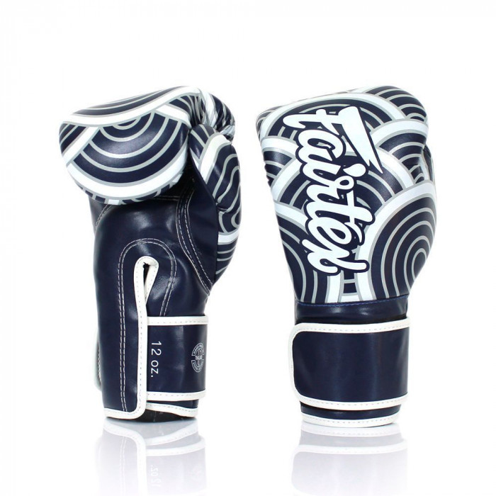 Боксерские перчатки Fairtex BGV14 Japanese blue 10 oz